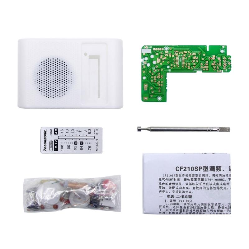 JC210SP Radio AM FM Two-band Radio Kit Easy To Assemble With Durability Materials And Stable Reception 1
JC210SP Radio AM FM Two-band Radio Kit Easy To Assemble With Durability Materials And Stable Reception 1