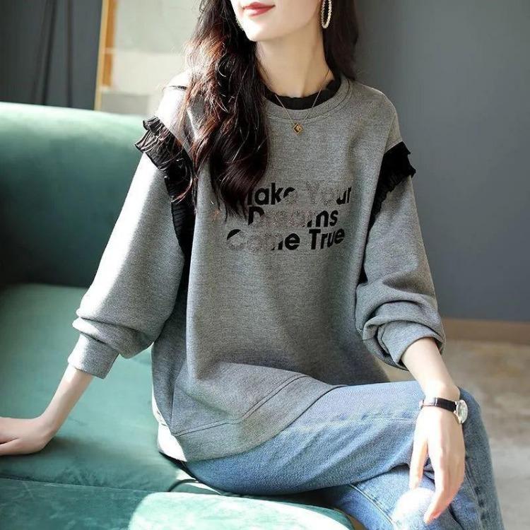Women Casual Oversize Sweatshirt Cotton Loose Pullover Long Sleeve Round Neck Top XXXXL
Women Casual Oversize Sweatshirt Cotton Loose Pullover Long Sleeve Round Neck Top XXXXL