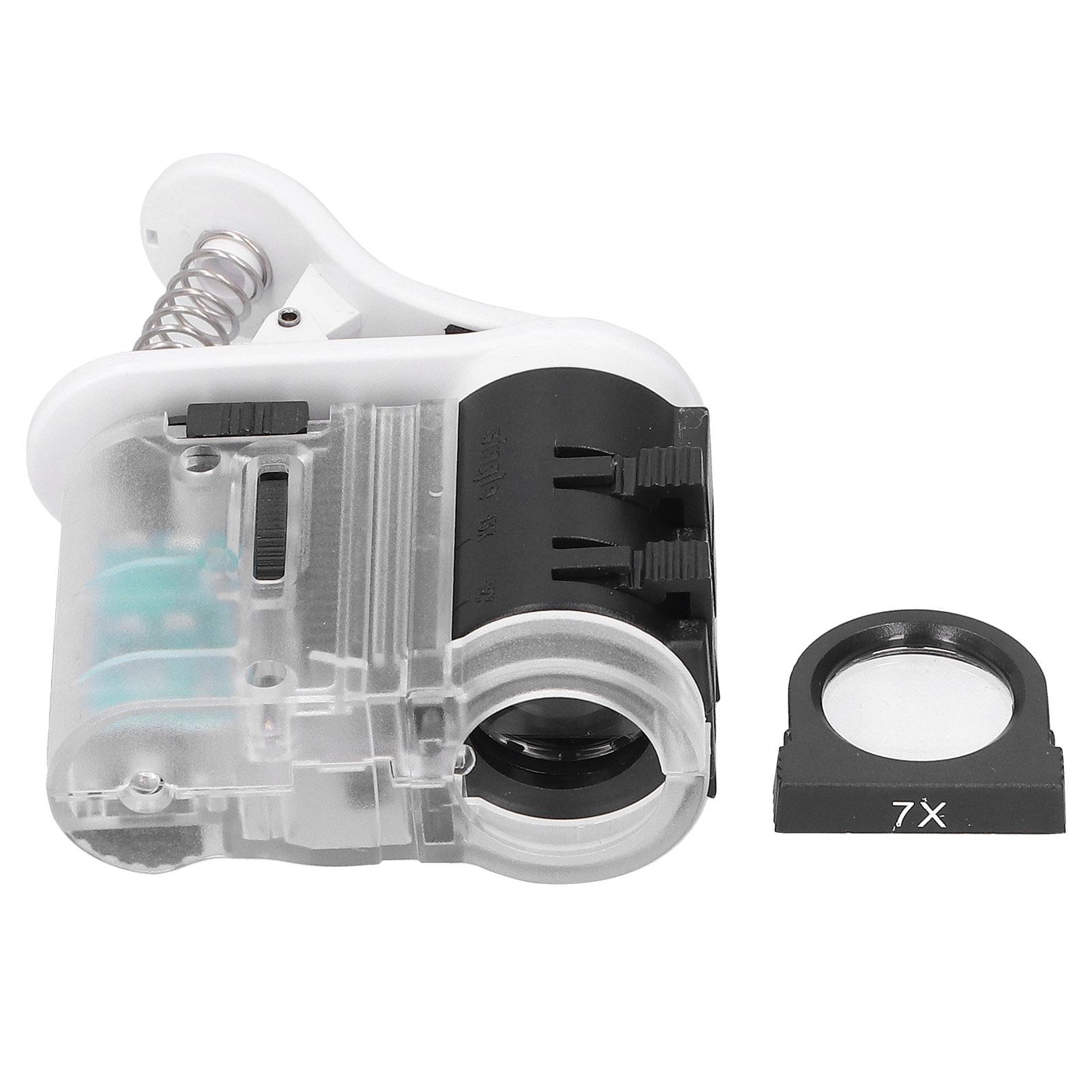 7 27X UV Lamp Phone Clip Magnifier Microscope for Porcelain Jewelry Identification
7 27X UV Lamp Phone Clip Magnifier Microscope for Porcelain Jewelry Identification