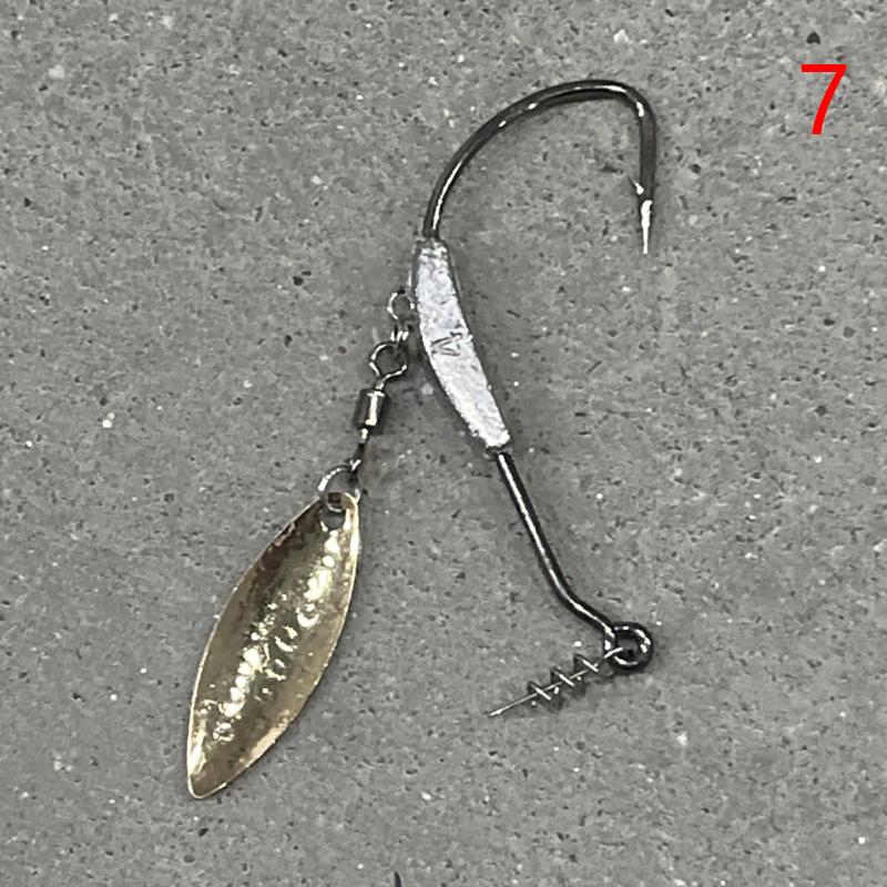 Крючок для взвешивания металлической ложки с блестками и приманкой с закручивающимся замком и зазубренным крючком
Крючок для взвешивания металлической ложки с блестками и приманкой с закручивающимся замком и зазубренным крючком