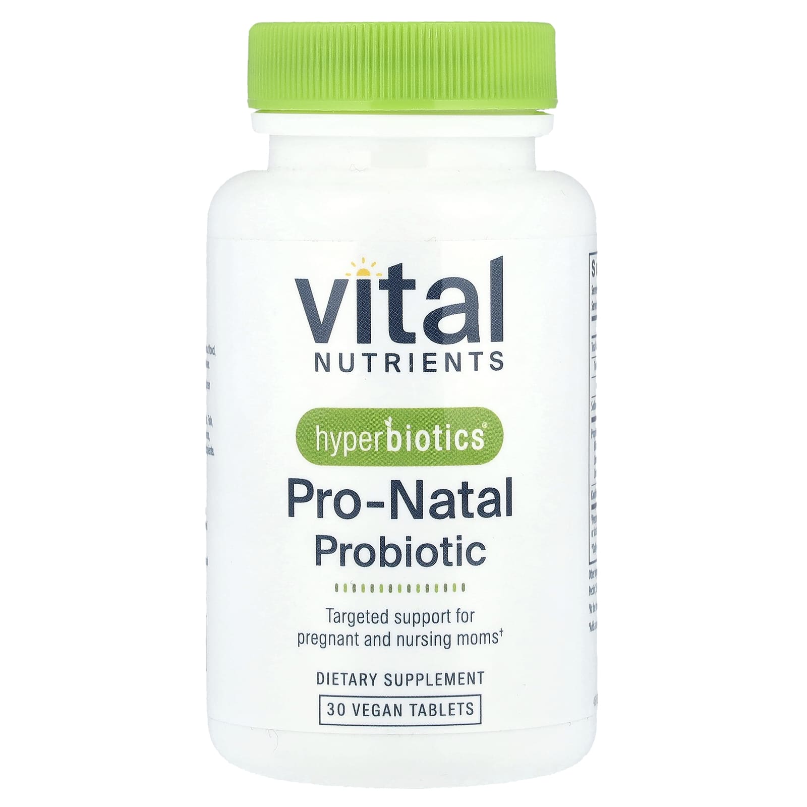 Hyperbiotics®, Pro-Natal Probiotic, Vegan Tablets, 30 Tablets
Hyperbiotics®, Pro-Natal Probiotic, Vegan Tablets, 30 Tablets