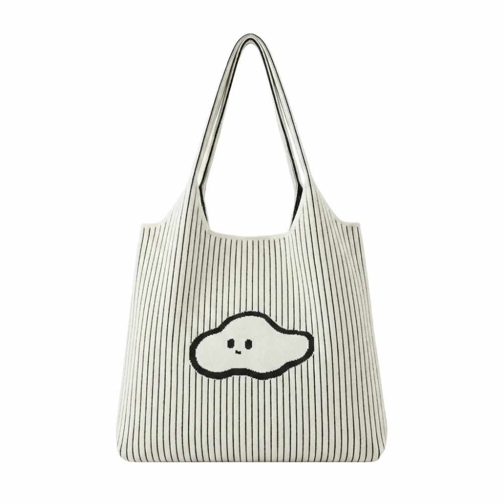 Retro Large Capacity Shoulder Bag Stripe Korean Style Beach Bag Waterproof Underarm Bag Women
Retro Large Capacity Shoulder Bag Stripe Korean Style Beach Bag Waterproof Underarm Bag Women