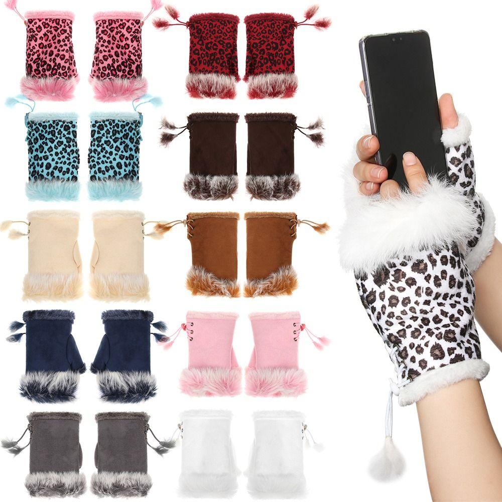 Thicken Solid Color Girls Female Fashion Accessories Plush Mittens Fingerless Gloves Elastic Gloves белый
Thicken Solid Color Girls Female Fashion Accessories Plush Mittens Fingerless Gloves Elastic Gloves белый