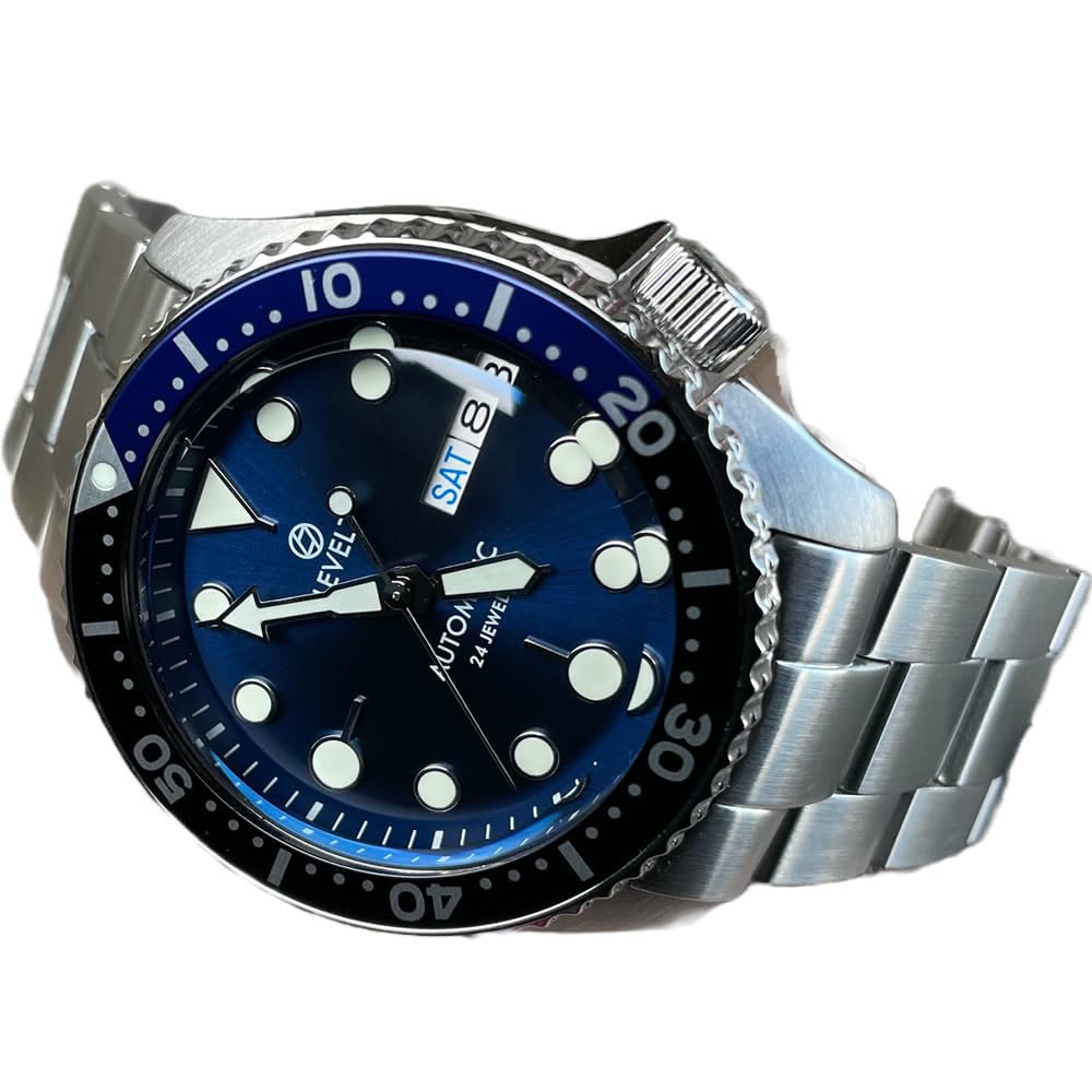 Handmade Japanese Watch 10 ATM Water Resistant Blue Sapphire Crystal NH36 Automatic Movement Watch LEVEL7 x Black Bezel Non-Reflective Diver s Men s
Handmade Japanese Watch 10 ATM Water Resistant Blue Sapphire Crystal NH36 Automatic Movement Watch LEVEL7 x Black Bezel Non-Reflective Diver s Men s