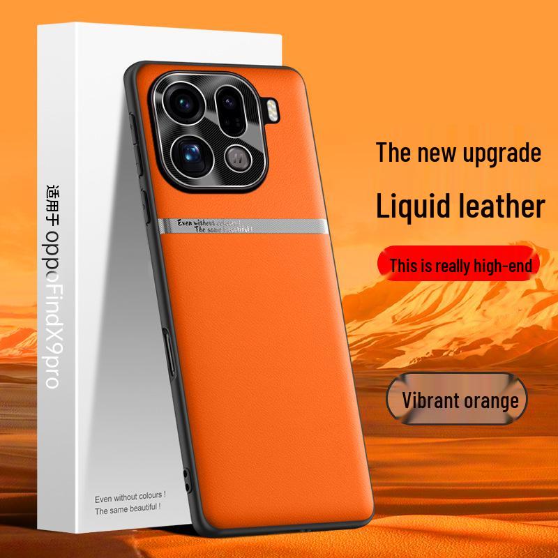 Liquid Leather TPU Phone Case for Oppo Find X9 Pro - Full Coverage, Anti-Drop, Lens Protection, Waistline Style OPPO Find X9 Pro помаранчевий
Liquid Leather TPU Phone Case for Oppo Find X9 Pro - Full Coverage, Anti-Drop, Lens Protection, Waistline Style OPPO Find X9 Pro помаранчевий