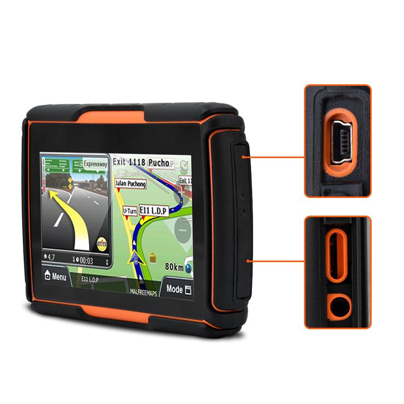 Car Motorcycle GPS Navigation 4307 IPX7 Waterproof Bluetooth GPS Navigator Tracker Bullit in RAM 1G ROM 8GB FM free igo Map
Car Motorcycle GPS Navigation 4307 IPX7 Waterproof Bluetooth GPS Navigator Tracker Bullit in RAM 1G ROM 8GB FM free igo Map