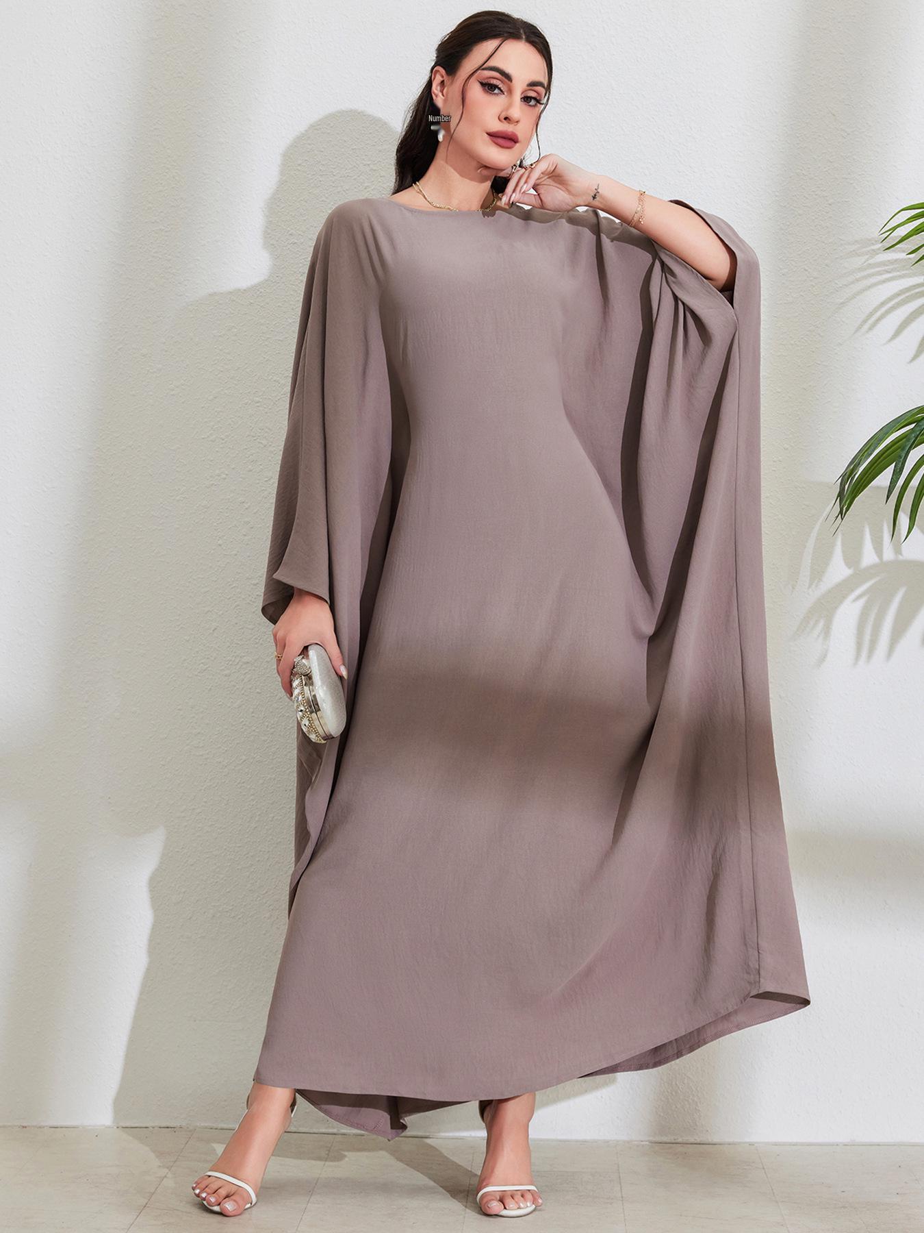 Elegant Middle Eastern Tie-up Long Dress with Batwing Sleeves One Size бузковий
Elegant Middle Eastern Tie-up Long Dress with Batwing Sleeves One Size бузковий