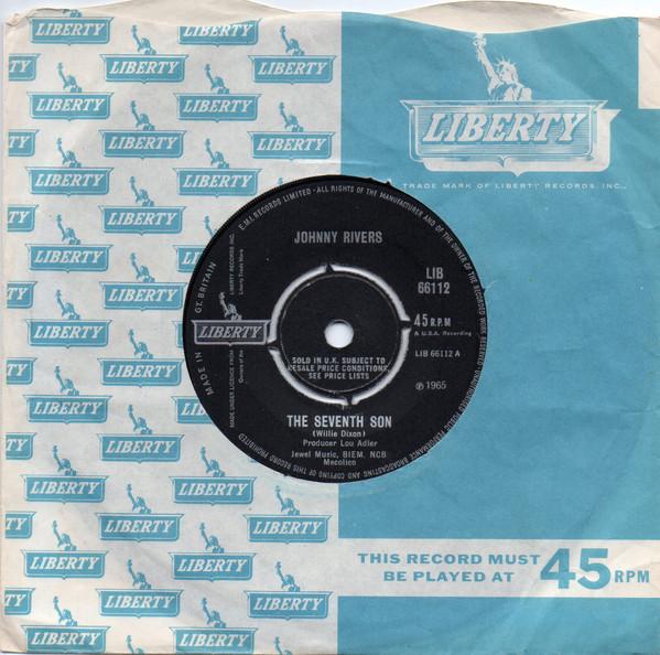 7inch Record JOHNNY RIVERS - Seventh Son / Un-Square Dance LIB66112 Liberty 1965 UK Soul/Funk Used
7inch Record JOHNNY RIVERS - Seventh Son / Un-Square Dance LIB66112 Liberty 1965 UK Soul/Funk Used