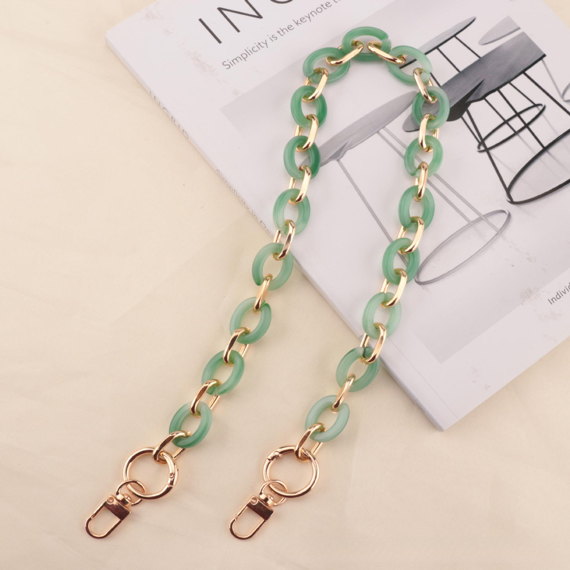 New Acrylic Bag Chain Niche Versatile Foreign Style Messenger Bag Fashionable Retro Transformation Replacement Bag Chain 40CM
New Acrylic Bag Chain Niche Versatile Foreign Style Messenger Bag Fashionable Retro Transformation Replacement Bag Chain 40CM