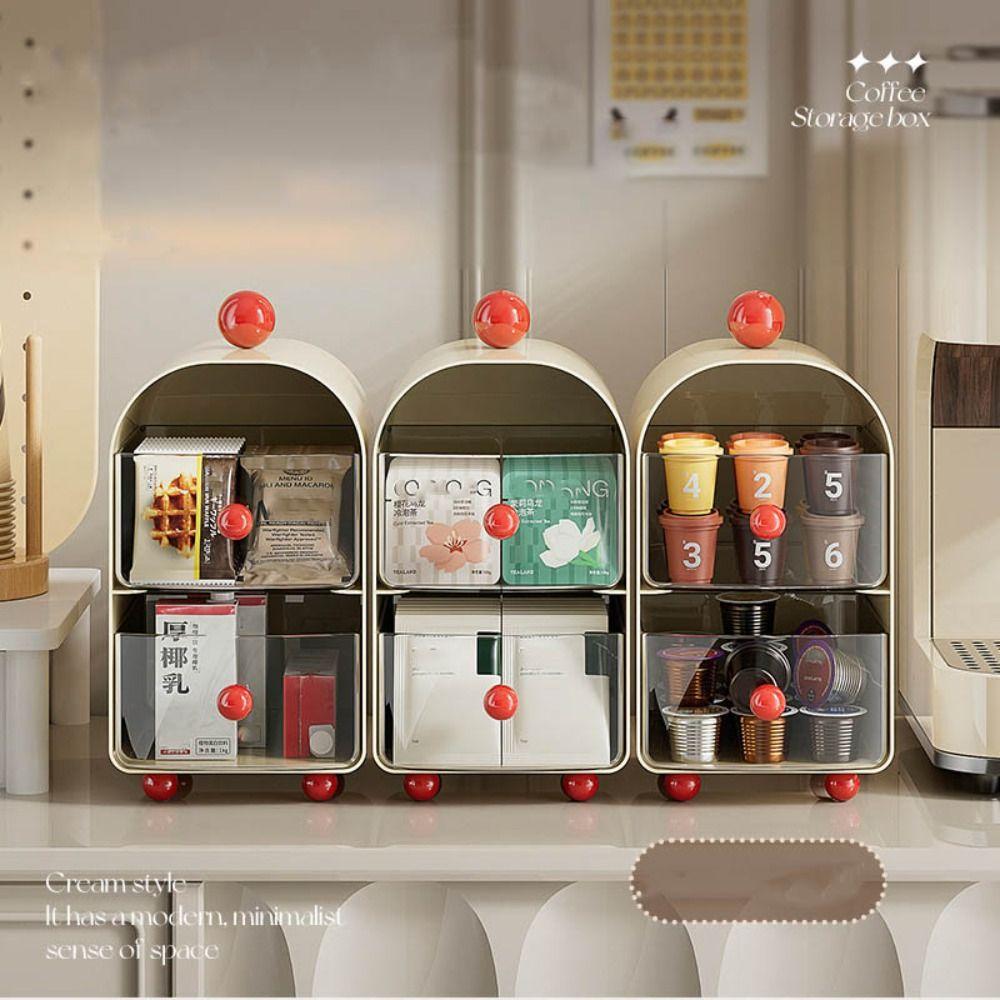 2 Layer Transparent Showcase PP Desktop Organizer Elegant Storage Container Pantry білий
2 Layer Transparent Showcase PP Desktop Organizer Elegant Storage Container Pantry білий