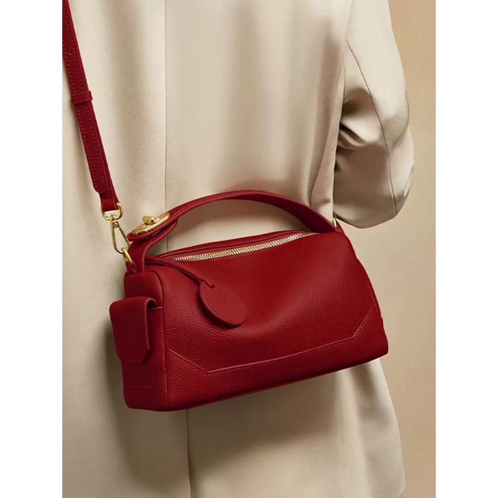 Bag Women s 2024 New Crossbody Soft Leather Large Capacity Commuter Boston Pillow Bag Women s Bag Portable Shoulder червоний
Bag Women s 2024 New Crossbody Soft Leather Large Capacity Commuter Boston Pillow Bag Women s Bag Portable Shoulder червоний