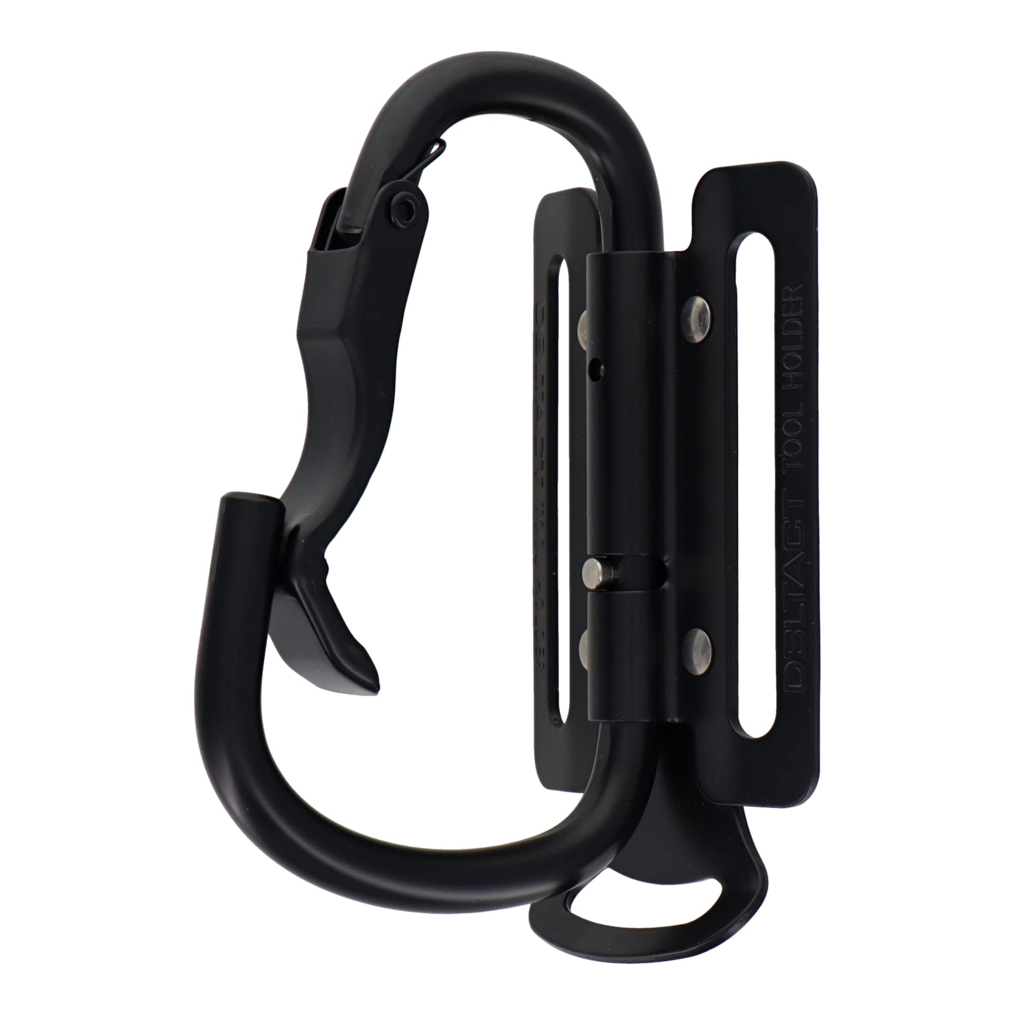 Sankyo Corporation DBLTACT Movable Aluminum Tool Hook with Curved Gate x Claw Matte Black DT-TBM-811B
Sankyo Corporation DBLTACT Movable Aluminum Tool Hook with Curved Gate x Claw Matte Black DT-TBM-811B