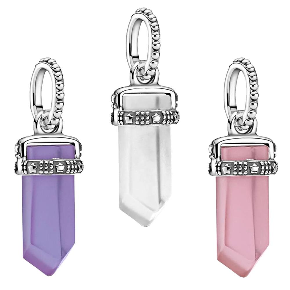 New 925 Sterling Silver Beads White Pink Purple Amulet Pendant Charms Fit Original Fashion Bracelet Women Jewelry Diy Gift
New 925 Sterling Silver Beads White Pink Purple Amulet Pendant Charms Fit Original Fashion Bracelet Women Jewelry Diy Gift