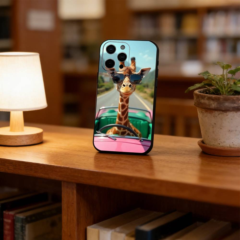 Cute giraffe Phone Case For iPhone 17, 16,15,14,13,12,11 Plus,Pro Max, Others Soft Black Cover iPhone17ProMax
Cute giraffe Phone Case For iPhone 17, 16,15,14,13,12,11 Plus,Pro Max, Others Soft Black Cover iPhone17ProMax