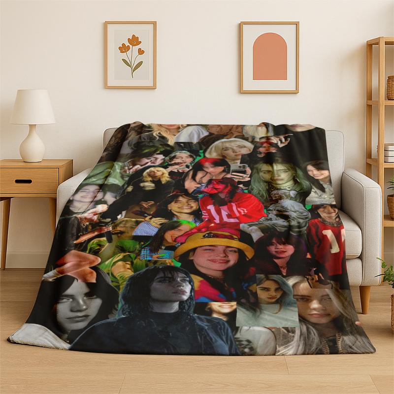 3D Billie Eilish Singer Star Flannel Blanket Soft Warm Throw Blanket for Bedroom Living Room Bed Travel Picnic Gift Kid 75x90cm
3D Billie Eilish Singer Star Flannel Blanket Soft Warm Throw Blanket for Bedroom Living Room Bed Travel Picnic Gift Kid 75x90cm