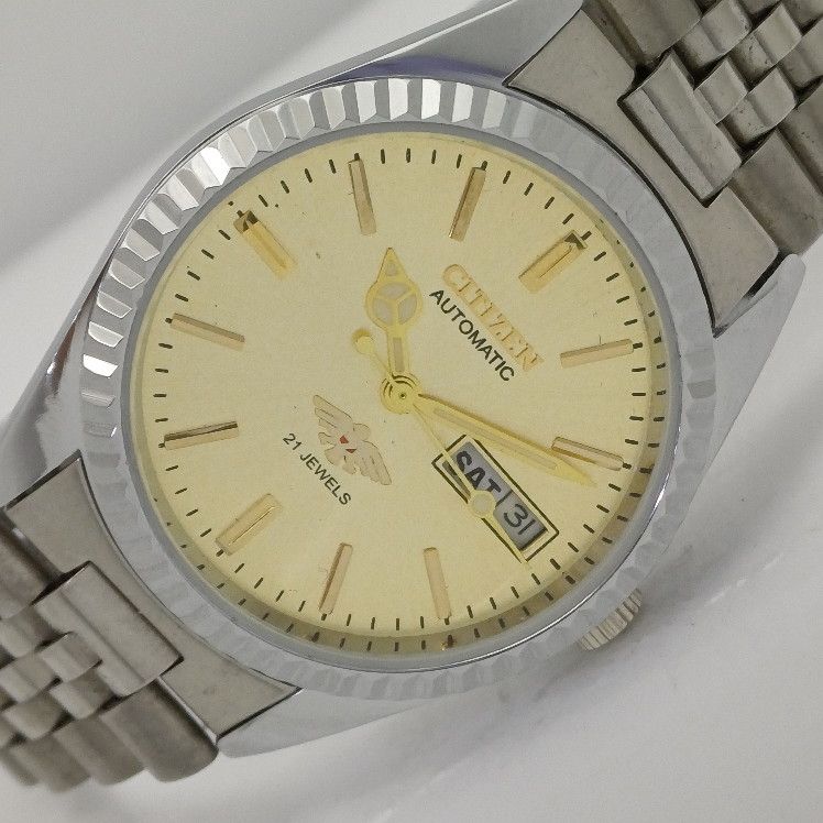 REFURBISHED VINTAGE CITIZEN AUTO 8200 JAPAN MENS GOLDEN DIAL WATCH 001-a411356-4 B001-a411356
REFURBISHED VINTAGE CITIZEN AUTO 8200 JAPAN MENS GOLDEN DIAL WATCH 001-a411356-4 B001-a411356