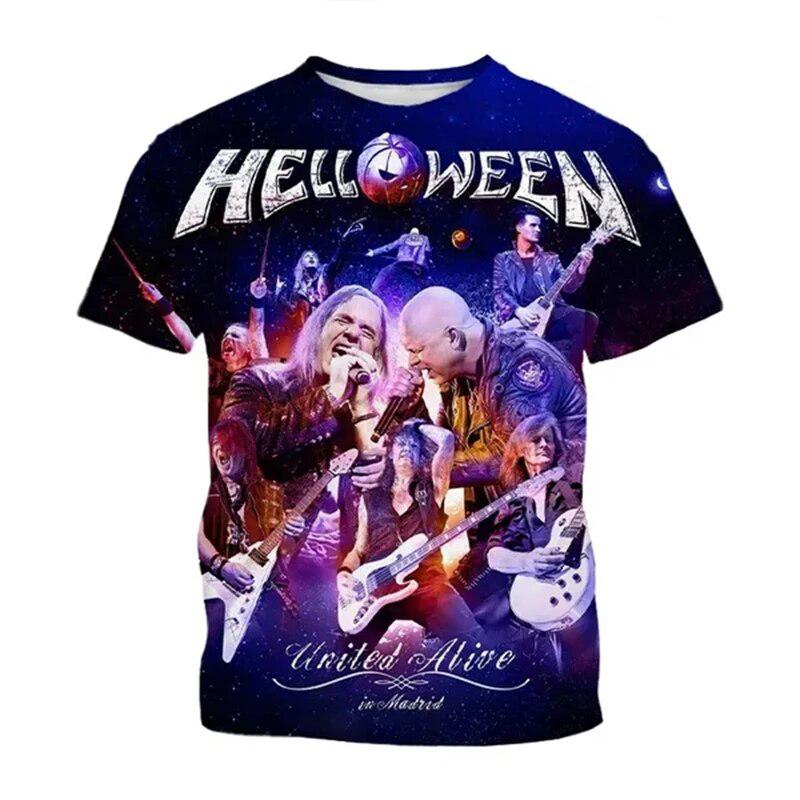 Helloween T-Shirts Rock Band 3D Print Men Women Short Sleeve Round Neck T Shirt Hip Hop Casual Tops Harajuku Tees Man Clothing 5XL
Helloween T-Shirts Rock Band 3D Print Men Women Short Sleeve Round Neck T Shirt Hip Hop Casual Tops Harajuku Tees Man Clothing 5XL