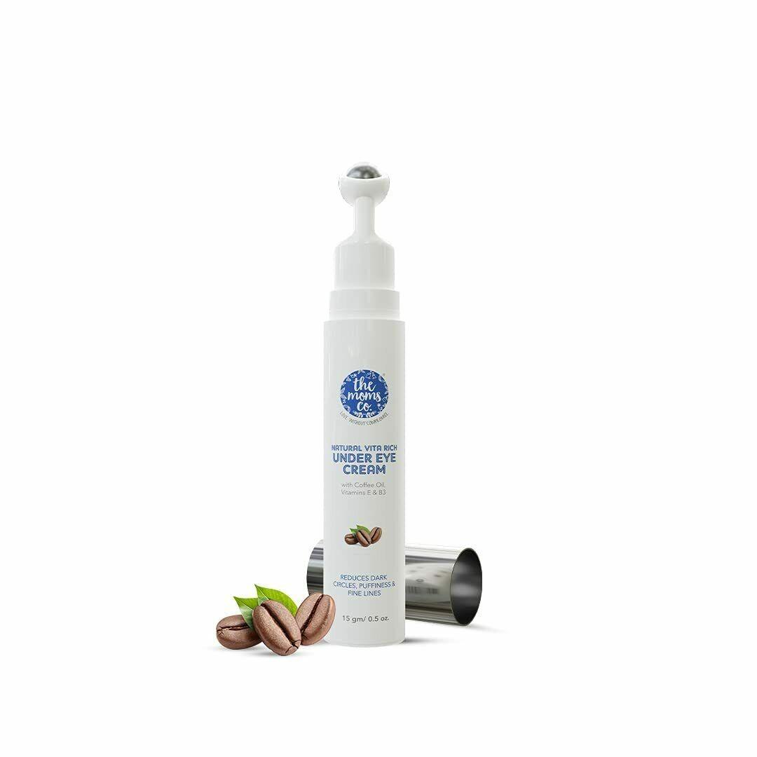 The Moms Co.Natural Under Eye Cream with Massage Roller 15g SA25
The Moms Co.Natural Under Eye Cream with Massage Roller 15g SA25
