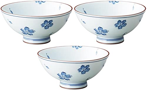 Setomonohonpo Set of 3, Cherry Blossom Chirashi Nakahira Rice Bowl, 4.5 x 2.1 inches (11.5 x 5.4 cm), [Rice
Setomonohonpo Set of 3, Cherry Blossom Chirashi Nakahira Rice Bowl, 4.5 x 2.1 inches (11.5 x 5.4 cm), [Rice