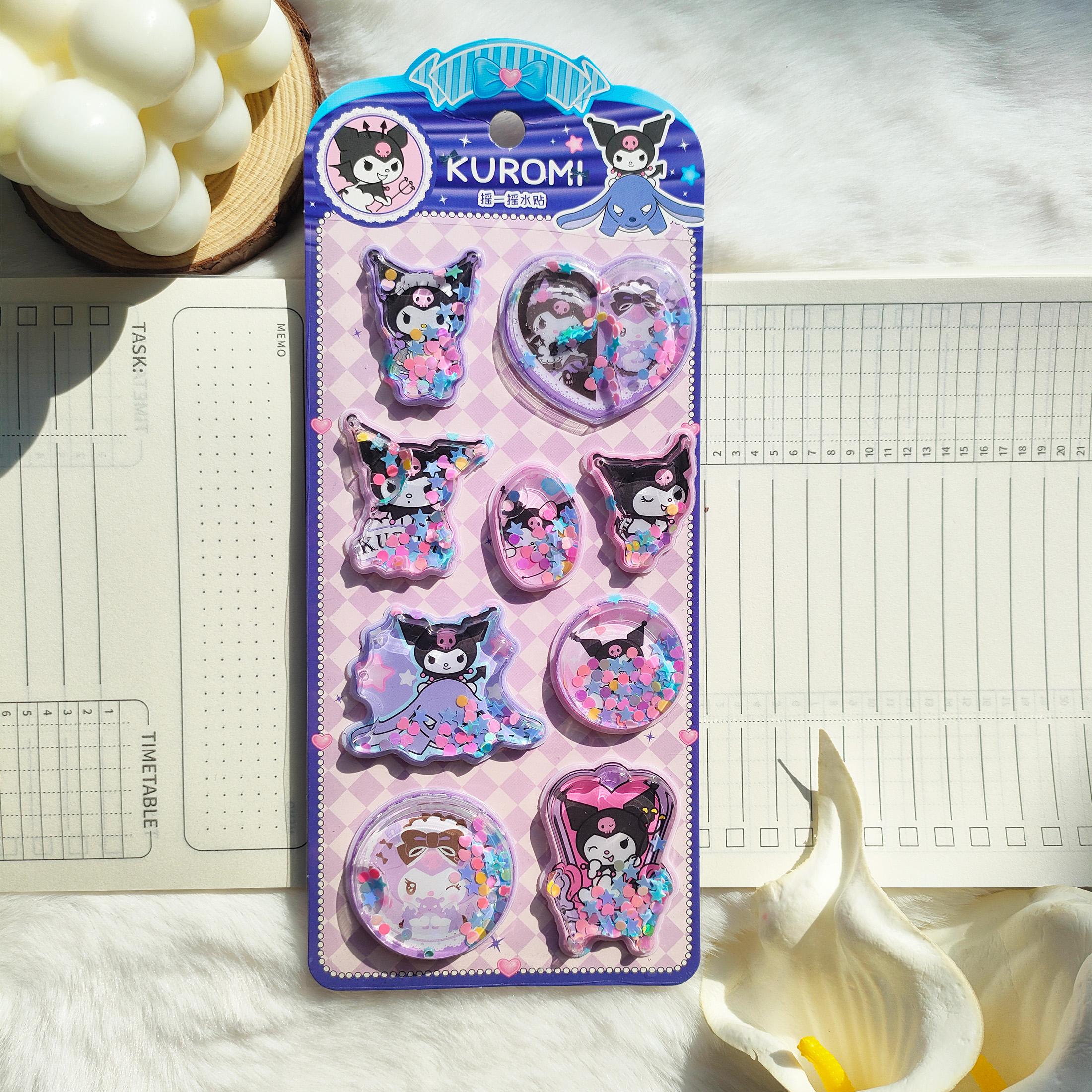 Sanrio 3D Shake Water Decal Kawaii Hello Kitty Kuromi Three-dimensional Crystal Decoration Handbook Decal Children s ToyGift
Sanrio 3D Shake Water Decal Kawaii Hello Kitty Kuromi Three-dimensional Crystal Decoration Handbook Decal Children s ToyGift