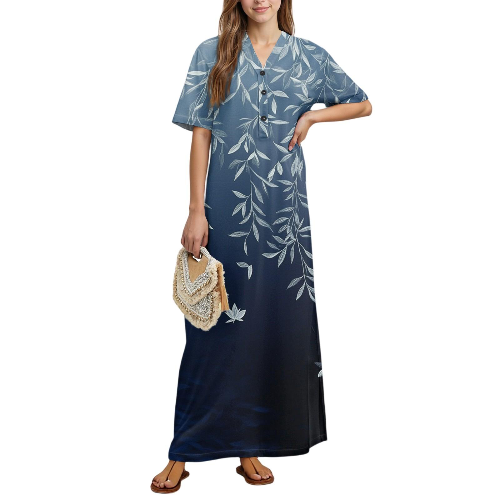 Женская мода Принтованная ночная сорочка Домашняя одежда Ночная сорочка с коротким рукавом с карманами Длинное платье M тёмно-синий
Женская мода Принтованная ночная сорочка Домашняя одежда Ночная сорочка с коротким рукавом с карманами Длинное платье M тёмно-синий