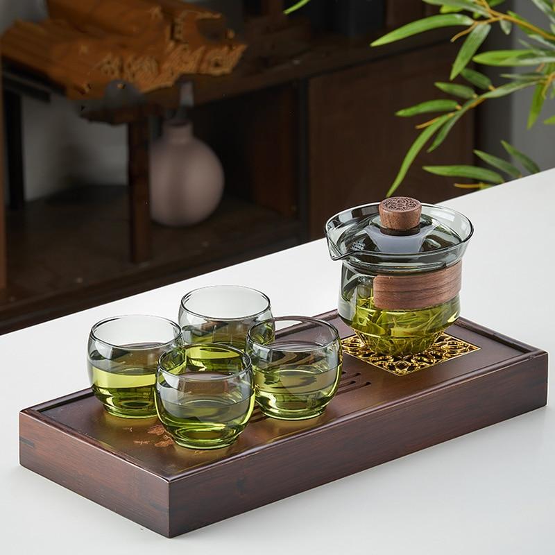 Glass Tureen Transparent Thickening Heat Resistant Glass Teapot Cover Bowl Puer Oolong Kung Fu Tea Set Drinkware
Glass Tureen Transparent Thickening Heat Resistant Glass Teapot Cover Bowl Puer Oolong Kung Fu Tea Set Drinkware