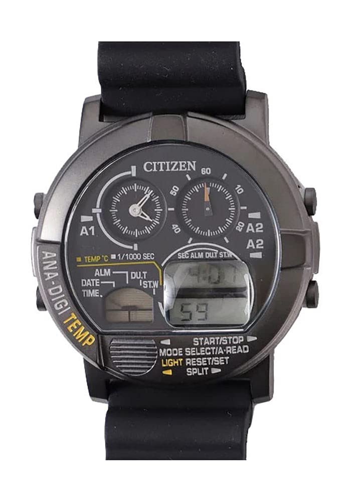 Часы Citizen Ana-Digi Temp с круглым циферблатом CITIZEN мужские черные, специальный заказ, переиздание модели
Часы Citizen Ana-Digi Temp с круглым циферблатом CITIZEN мужские черные, специальный заказ, переиздание модели