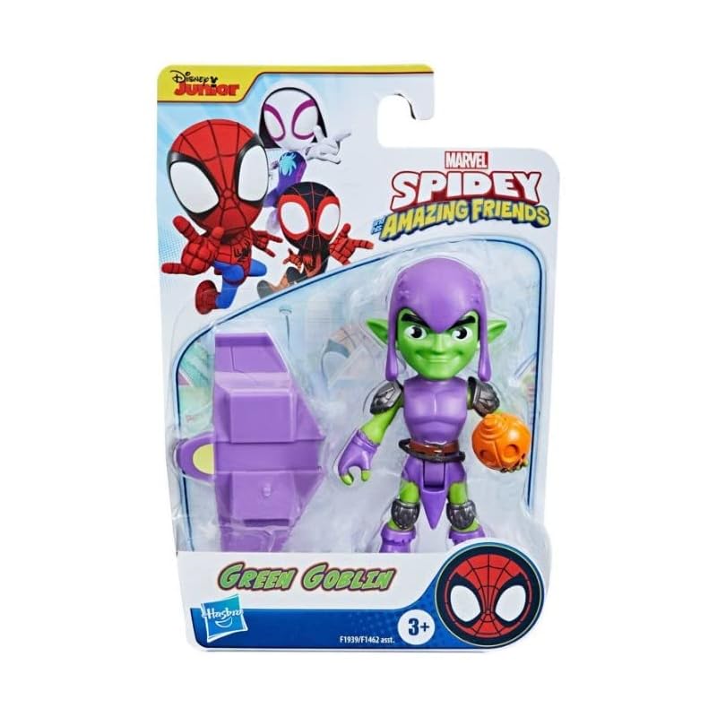 Marvel Spiderman & his amazing friends фигурка супергероя + злодея (выберите фигуру) (Зеленый Гоблин (4 дюйма)
Marvel Spiderman & his amazing friends фигурка супергероя + злодея (выберите фигуру) (Зеленый Гоблин (4 дюйма)