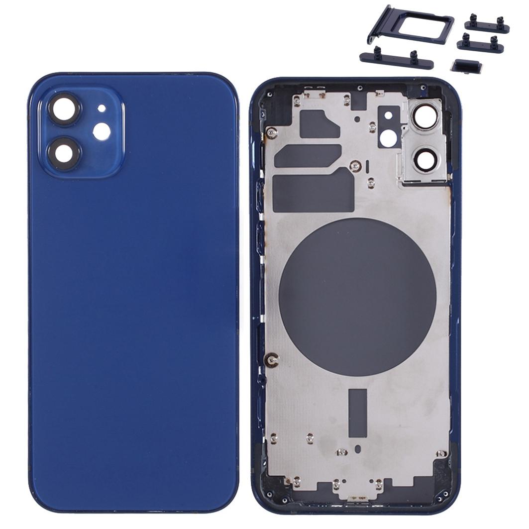 For iPhone 12 6.1 inch Back Battery Housing Cover+Middle Plate Frame+Side Buttons Replacement Part (without Logo) Blue
For iPhone 12 6.1 inch Back Battery Housing Cover+Middle Plate Frame+Side Buttons Replacement Part (without Logo) Blue