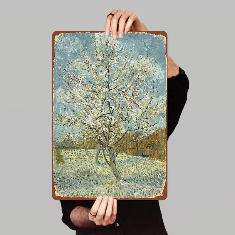Van Gogh Blossoming Almond Tree Oil Painting Custom Iron Wall Art Modern Metal Hanging Decor for Living Room 7.9x11.8In(20x30cm)
Van Gogh Blossoming Almond Tree Oil Painting Custom Iron Wall Art Modern Metal Hanging Decor for Living Room 7.9x11.8In(20x30cm)
