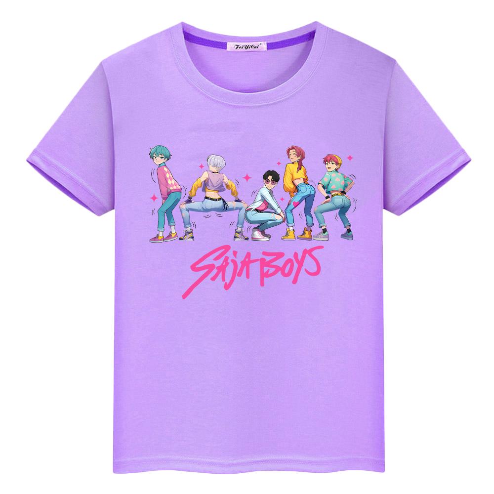 Saja Boys Принт 100%Бавовна футболка для дітей хлопчик 10років Kawaii Футболки kpop мисливці на демонів Милі Топи аніме Короткий y2k одяг для дівчаток 150 фіолетовий
Saja Boys Принт 100%Бавовна футболка для дітей хлопчик 10років Kawaii Футболки kpop мисливці на демонів Милі Топи аніме Короткий y2k одяг для дівчаток 150 фіолетовий