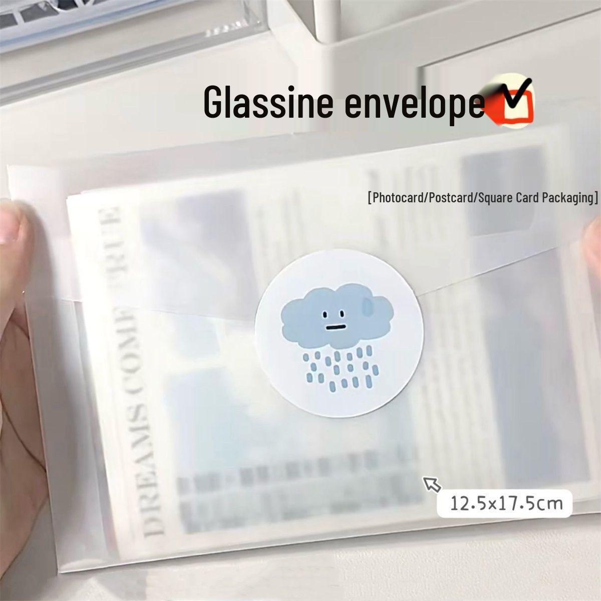 Плотные матовые конверты из глассина для поздравительных открыток Large Vellum Envelope 12.5*17.5cm - 20 Pack
Плотные матовые конверты из глассина для поздравительных открыток Large Vellum Envelope 12.5*17.5cm - 20 Pack