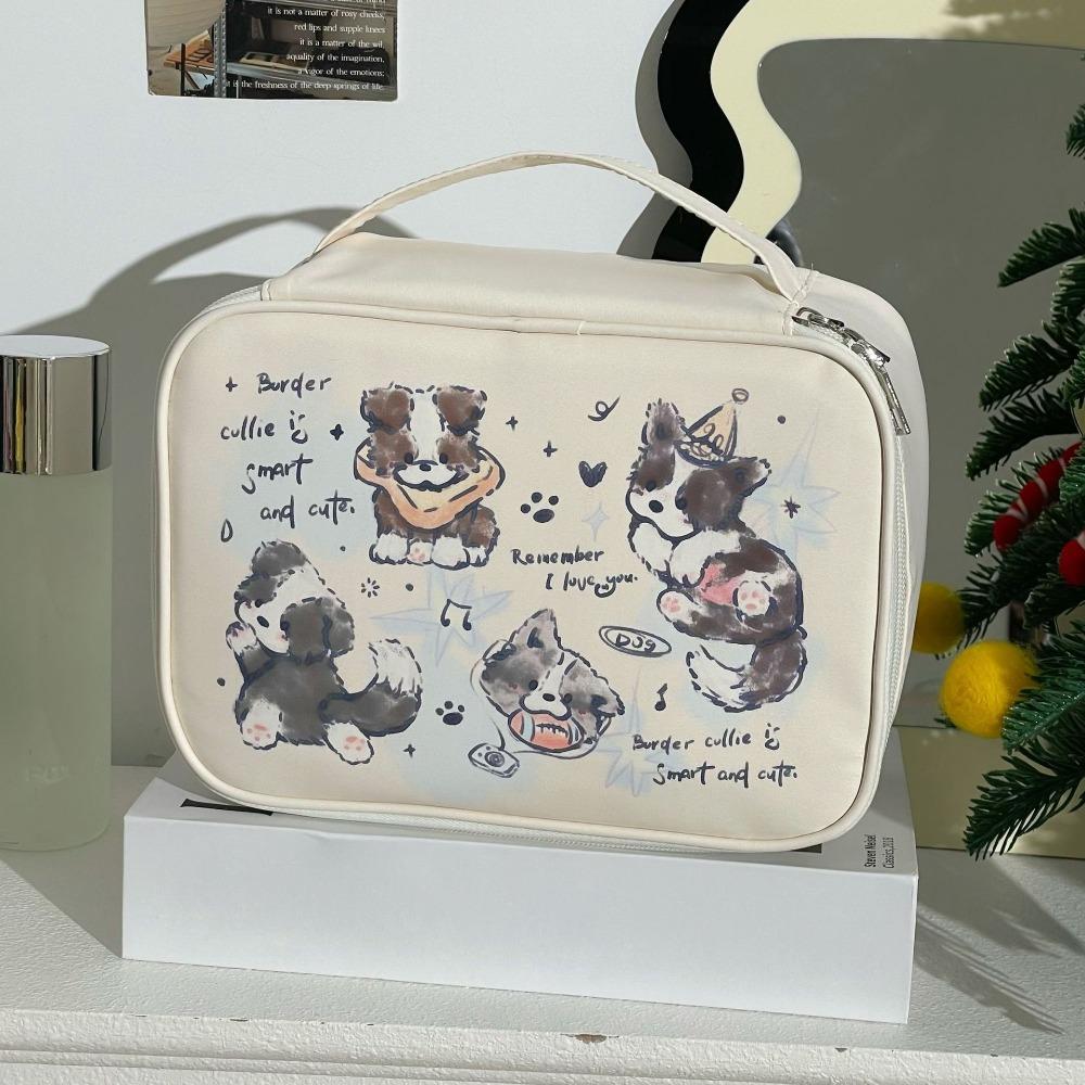 Portable Cartoon Print Sorting Cosmetic Bag Large Capacity with Handle Makeup Bag Square PU Travel Toiletry Bag
Portable Cartoon Print Sorting Cosmetic Bag Large Capacity with Handle Makeup Bag Square PU Travel Toiletry Bag