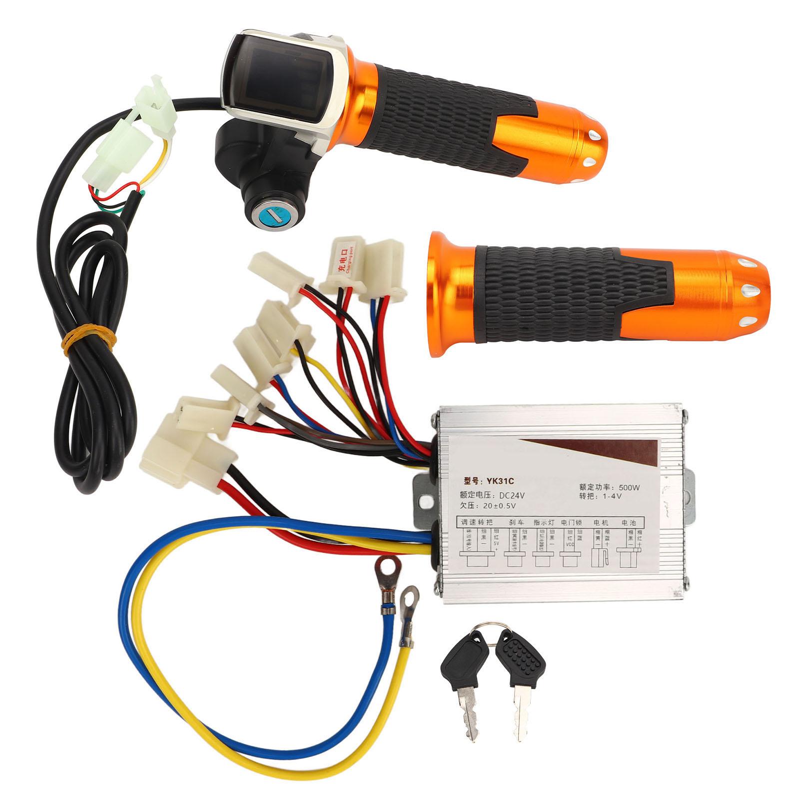 24V500W Motor Speed Controller Dual Speed Control Aluminium Alloy Shell 24V Display Throttle with
24V500W Motor Speed Controller Dual Speed Control Aluminium Alloy Shell 24V Display Throttle with