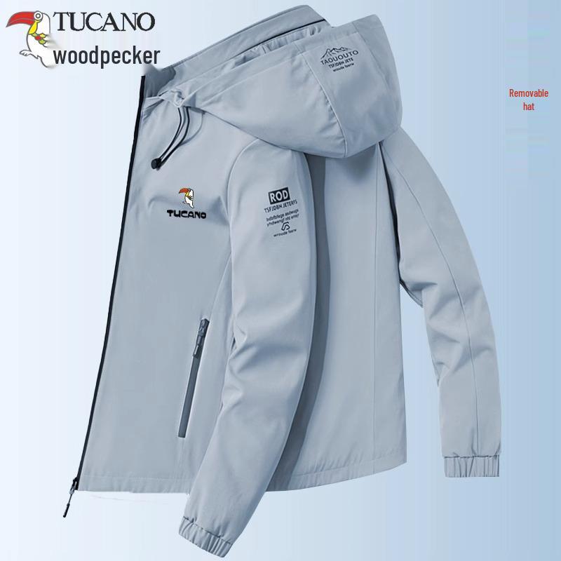 Куртка мужская с капюшоном на флисовой подкладке Woodpecker - Повседневное ветрозащитное пальто для осени/зимы. XL
Куртка мужская с капюшоном на флисовой подкладке Woodpecker - Повседневное ветрозащитное пальто для осени/зимы. XL