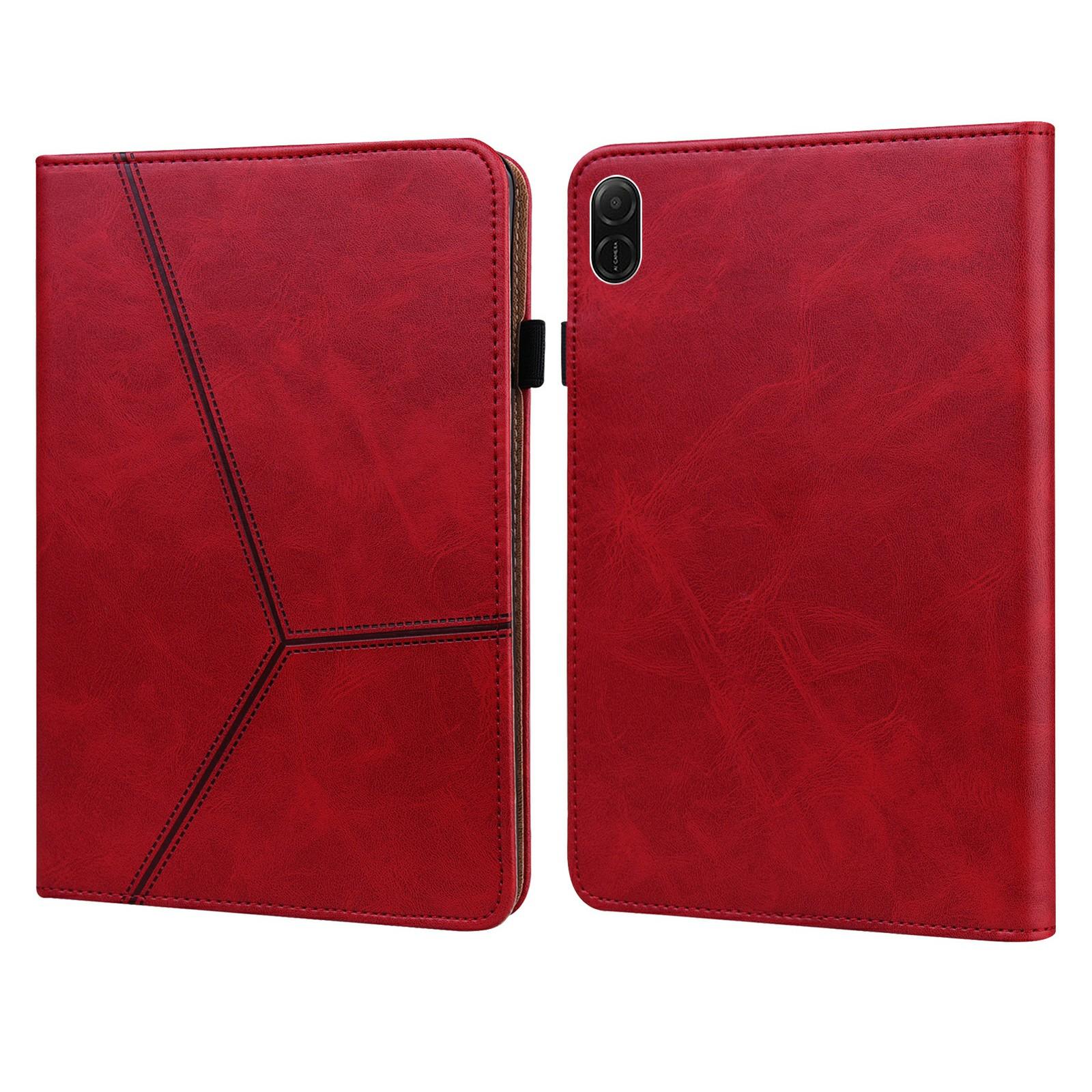 Чохол для Honor Pad X8a з лінійним тисненням зі шкірозамінника з тримачем для карток і підставкою Red
Чохол для Honor Pad X8a з лінійним тисненням зі шкірозамінника з тримачем для карток і підставкою Red