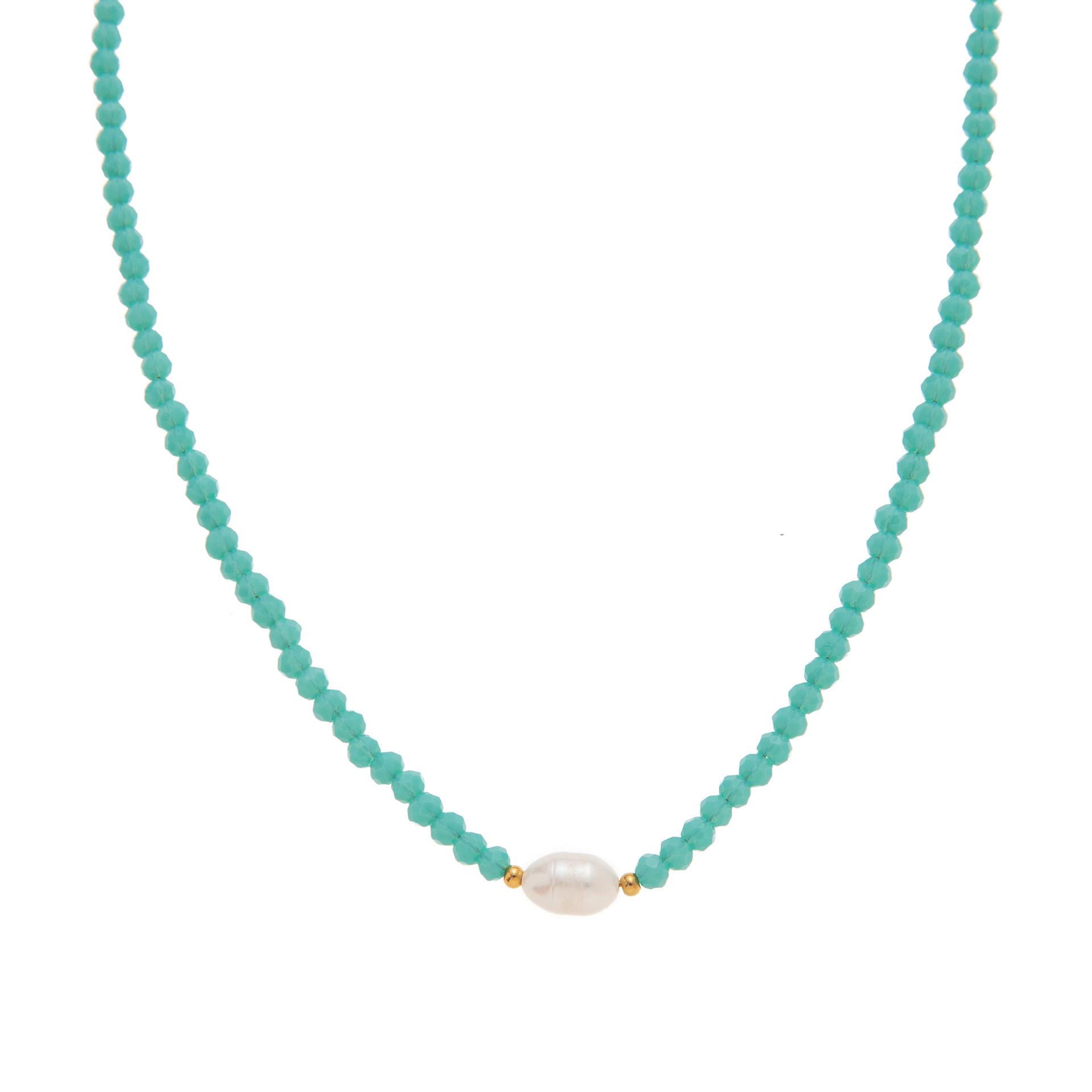 Color Square Zircon Simple Rice Bead Crystal Necklace Geometric Love Beaded Necklace перлинний
Color Square Zircon Simple Rice Bead Crystal Necklace Geometric Love Beaded Necklace перлинний
