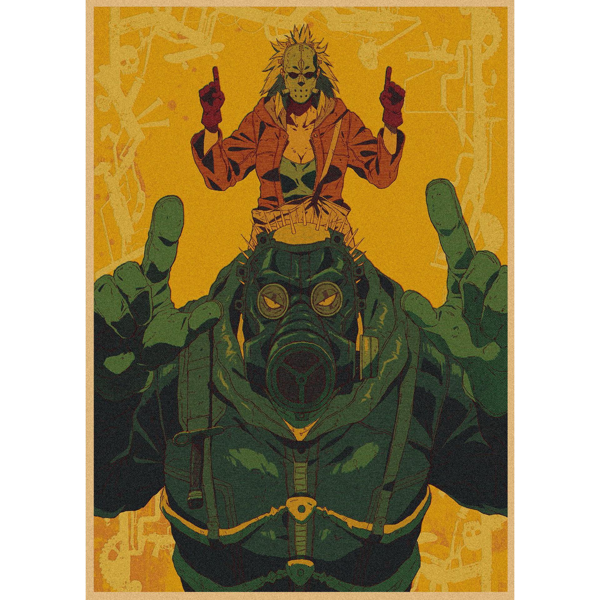 Kyu Hayashida Demon City Retro Poster - Japanese Anime Wall Decor 29.7X42cm (A3 size)
Kyu Hayashida Demon City Retro Poster - Japanese Anime Wall Decor 29.7X42cm (A3 size)