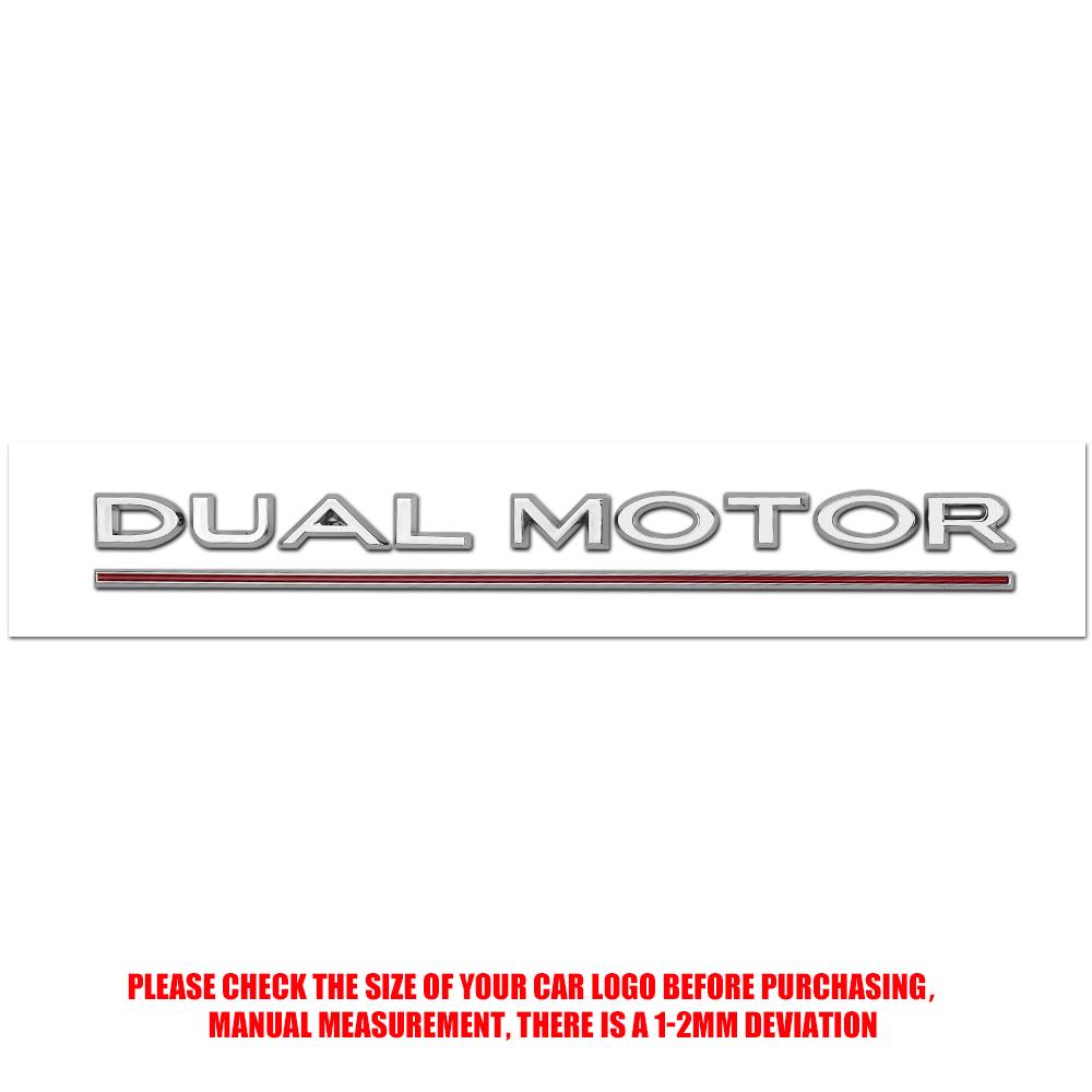 DUAL MOTOR Underlined Letters Emblem for Tesla Model Y 3 S X Car Styling High Performance Trunk Badge Sticker Chrome Black Red
DUAL MOTOR Underlined Letters Emblem for Tesla Model Y 3 S X Car Styling High Performance Trunk Badge Sticker Chrome Black Red