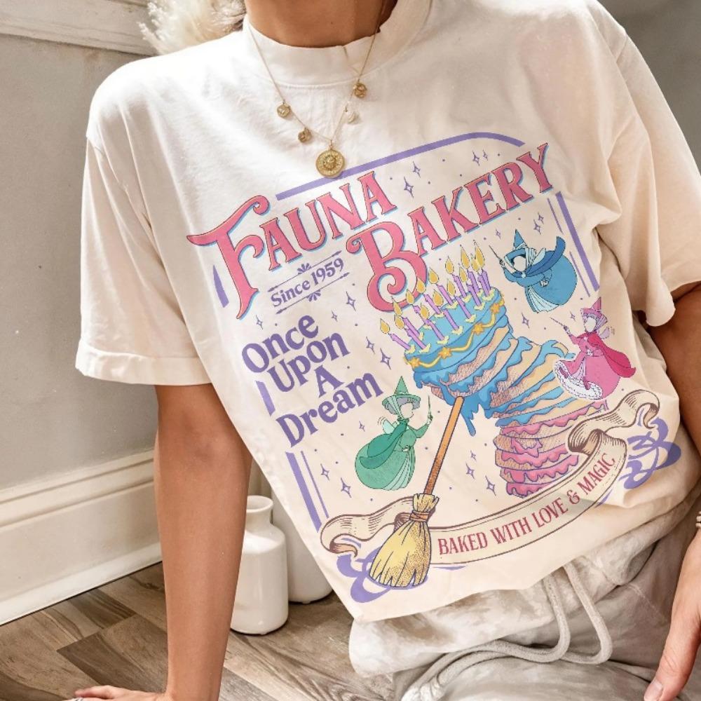 Women s Vintage Baked with Love & Magic T-Shirt Men Oversized Tee Unisex Streetwear Casual Loose Summer Tops Fauna Bakery S
Women s Vintage Baked with Love & Magic T-Shirt Men Oversized Tee Unisex Streetwear Casual Loose Summer Tops Fauna Bakery S