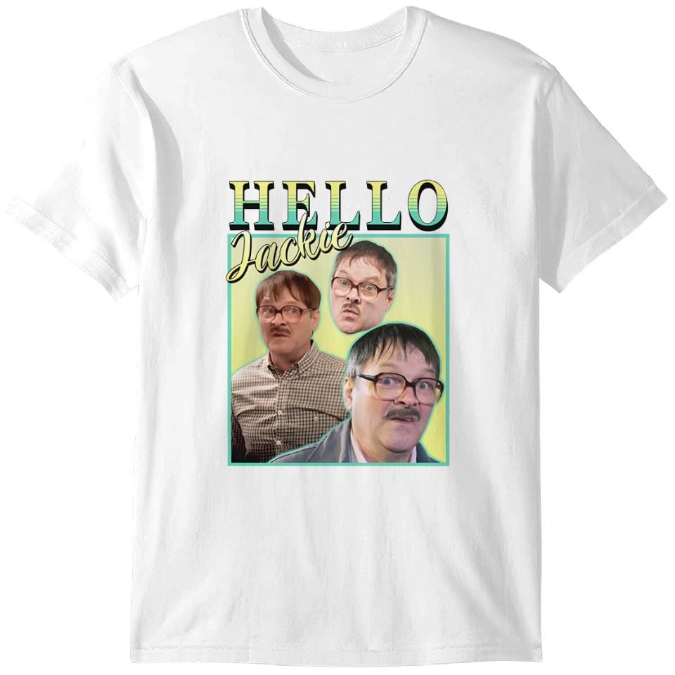 Hello Jackie Adults T-Shirt Funny TV Merch Viral Meme TV Fun Tee Top Classic T-shirt 2XL
Hello Jackie Adults T-Shirt Funny TV Merch Viral Meme TV Fun Tee Top Classic T-shirt 2XL