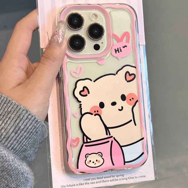 Cute Pink Bear Phone Case for Apple 13/14/15/16E/16Pro/15ProMax with Precise Holes iPhone 8 Plus
Cute Pink Bear Phone Case for Apple 13/14/15/16E/16Pro/15ProMax with Precise Holes iPhone 8 Plus