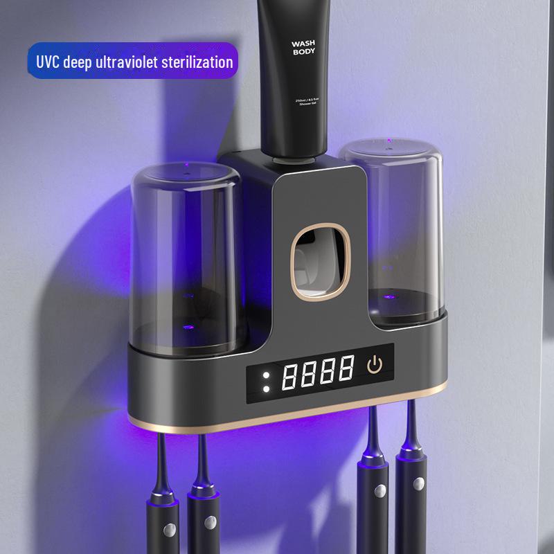 УФ-стерилизатор зубных щеток и умная сушилка: Настенный стеллаж для хранения вещей в ванной комнате без отверстий
УФ-стерилизатор зубных щеток и умная сушилка: Настенный стеллаж для хранения вещей в ванной комнате без отверстий