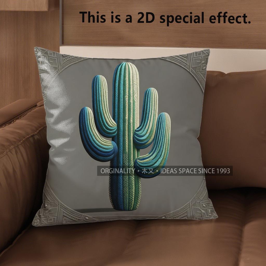 2D Bohemian Cactus Print Throw Pillow Covers Pattern Cushion Cover Suitable For Sofa Bedroom Car Pillow Cover 40x40cm
2D Bohemian Cactus Print Throw Pillow Covers Pattern Cushion Cover Suitable For Sofa Bedroom Car Pillow Cover 40x40cm