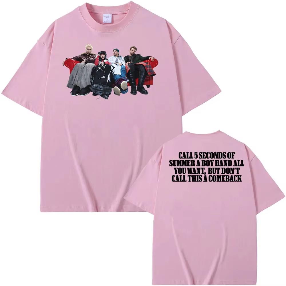 5 Seconds of Summer Tee 2025 New Album NOT OK Tops Summer Hip Hop 100cotton Teeshirt High Quality Retro Round Neck Tshirt 4XL
5 Seconds of Summer Tee 2025 New Album NOT OK Tops Summer Hip Hop 100cotton Teeshirt High Quality Retro Round Neck Tshirt 4XL