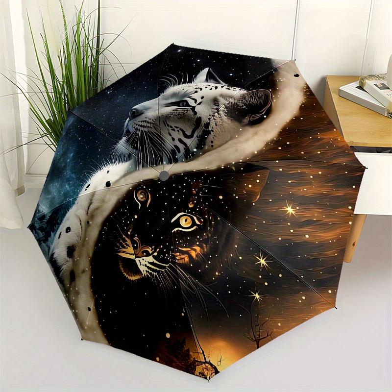 Yin Yang Snow Leopard & Tiger Circle Wall Art Decor Umbrella - 3-Fold Compact Portable Automatic Open, 8-Rib Durable Design, S (as the picture,iron&8K)
Yin Yang Snow Leopard & Tiger Circle Wall Art Decor Umbrella - 3-Fold Compact Portable Automatic Open, 8-Rib Durable Design, S (as the picture,iron&8K)