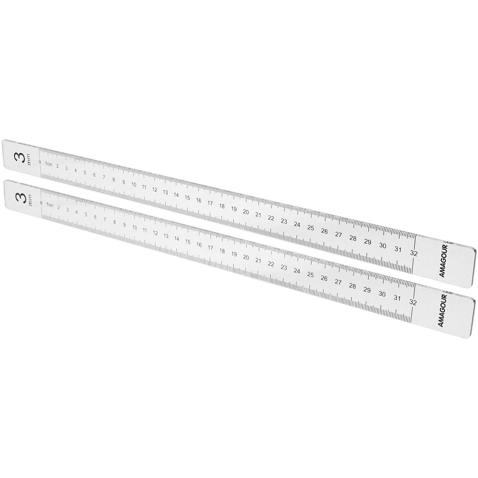 1 Pair Baking Ruler Acrylic Dough Thickness Guide Stick For Rolling Pin Tools Kitchen Accessories Snack Pastry Pizza Leveling
1 Pair Baking Ruler Acrylic Dough Thickness Guide Stick For Rolling Pin Tools Kitchen Accessories Snack Pastry Pizza Leveling