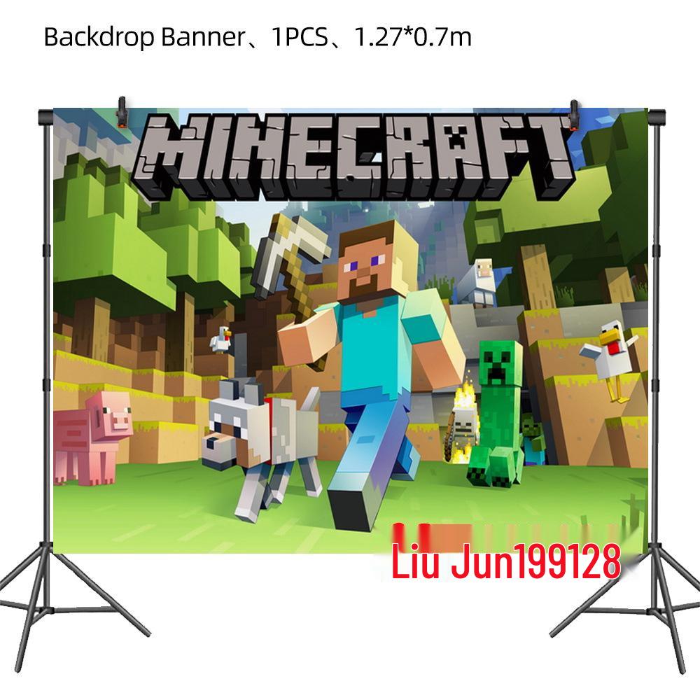 Набір декору для дня народження Minecraft: Скатертина, Задній фон, Капелюхи, Банери, Подарункові пакети
Набір декору для дня народження Minecraft: Скатертина, Задній фон, Капелюхи, Банери, Подарункові пакети