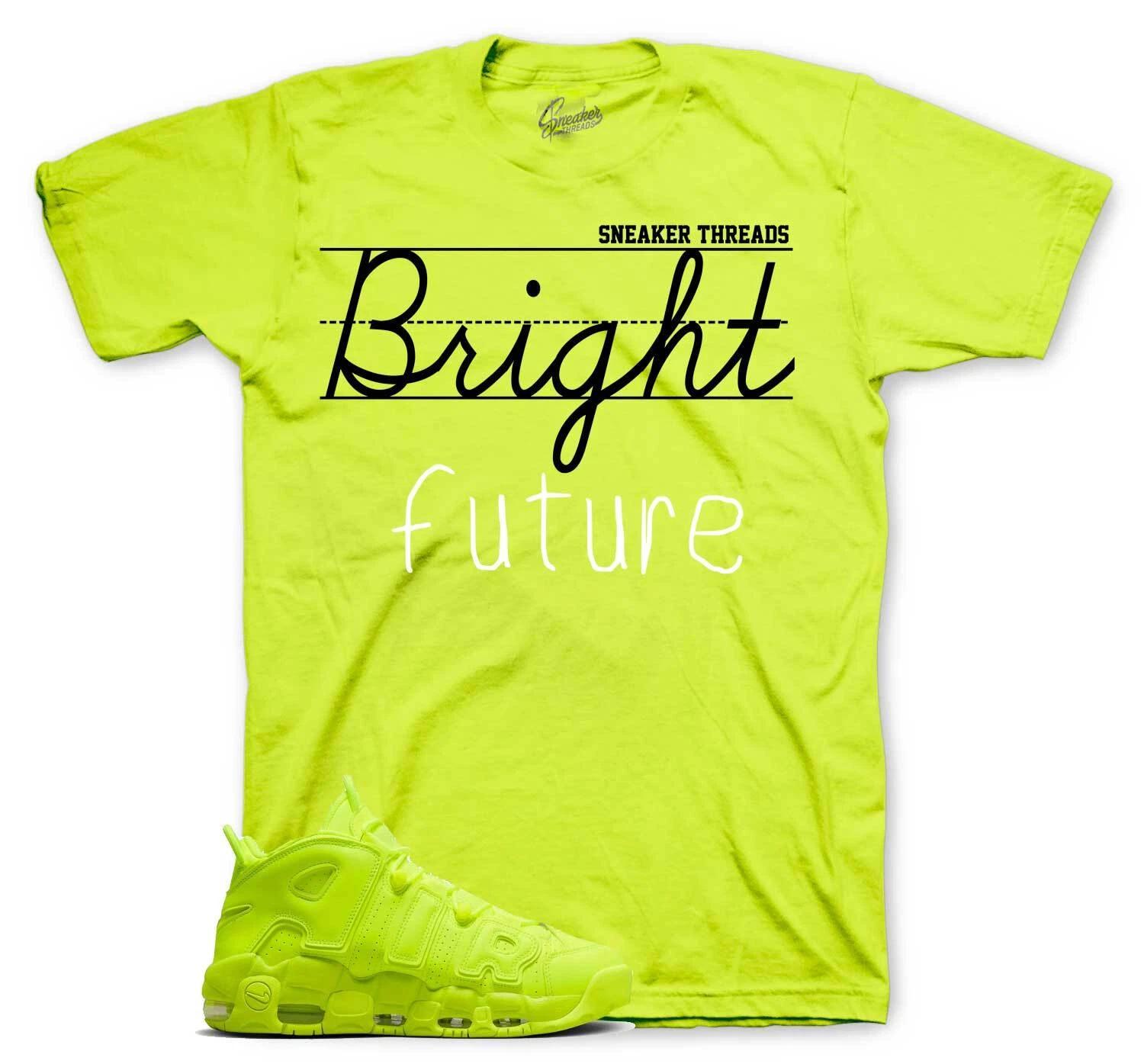 Shirt To Match Air More Uptempo 96 Volt Neon Yellow - Bright future Sneaker Tee S
Shirt To Match Air More Uptempo 96 Volt Neon Yellow - Bright future Sneaker Tee S