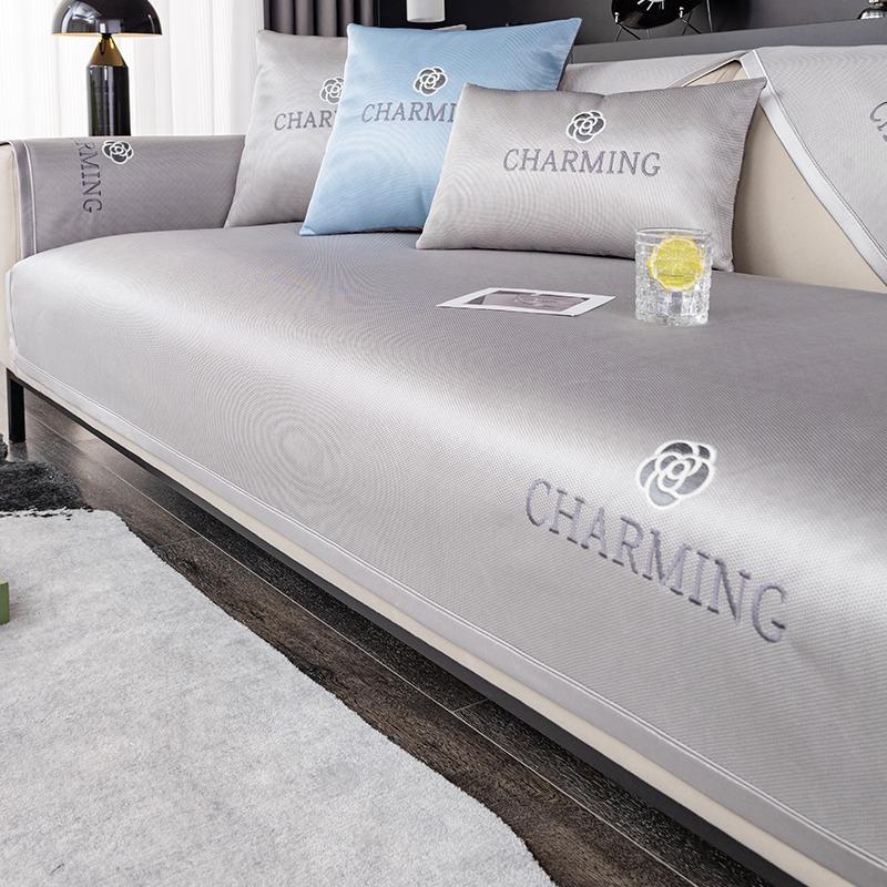 Ice Silk Sofa Cushion Summer Non-Slip Seat Cover Gray Breathable Light Luxury Sofa Protector for Home Decor 70*70cm
Ice Silk Sofa Cushion Summer Non-Slip Seat Cover Gray Breathable Light Luxury Sofa Protector for Home Decor 70*70cm